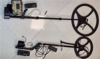 کشف و ضبط ۲ دستگاه فلزیاب در شهرستان شهر بابک