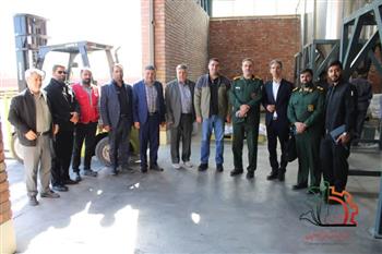 بازدید فرمانده ناحیه بسیج سپاه رفسنجان از دستاوردهای تولیدی در منطقه ویژه اقتصادی