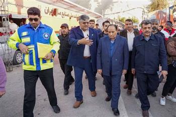 فرماندار کرمان؛ فعالیت‌های شرکت ملی مس بسیار خوب و جلوتر از سایر موکب‌ها می‌باشد