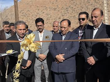 افتتاح و بازدید از پروژه‌های عمرانی و خدماتی در بخش چترود به مناسبت دهه فجر