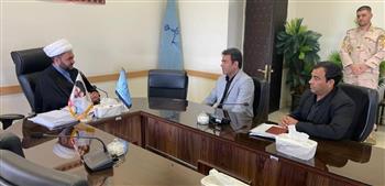 دیدار قائم‌مقام مدیرعامل شرکت توزیع نیروی برق جنوب استان کرمان با رئیس دادگستری و دادستان...