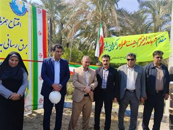 بهره برداری از ۱۵ پروژه برق رسانی در شهرستان جیرفت