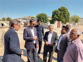 بازدید از پروژه های عمرانی و بررسی مسائل عمرانی روستاهای شهرستان منوجان استان کرمان
