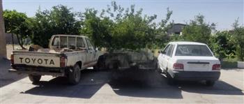 دستگیری سارق و کشف ۲ دستگاه خودروی سرقتی در سیرجان