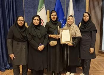 تقدیر از واحد آموزش به بیمار بیمارستان افضلی‌پور کرمان به عنوان واحد برتر کشوری