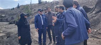 بازدید مدیر عامل شرکت از کارخانه زغالشویی همکار جهت رفع موانع تولید