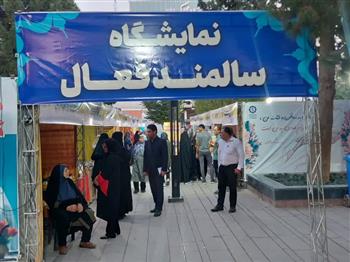 نمایشگاه توانمندی های سالمندان کرمان برگزار شد