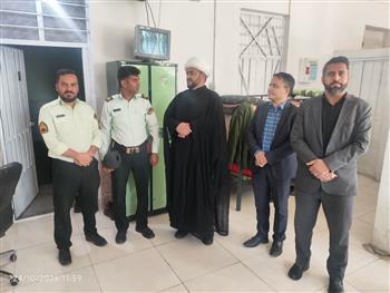 بازدید رئیس دادگستری و دادستان بم از پاسگاه و ایست بازرسی تهرود