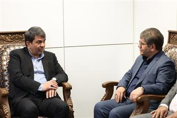 دیدار استاندار کرمان با مدیرعامل راه‌آهن؛