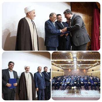 تقدیر ویژه نماینده ریاست جمهوری در امر نماز از مدیرکل راهداری و حمل ونقل جاده ای استان کرمان