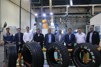 بازدید مدیرکل امور مالیاتی استان از مجتمع صنایع لاستیک بارز کرمان